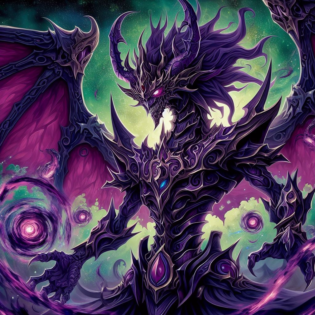 Dragón Oscuro de Ojos Rojos